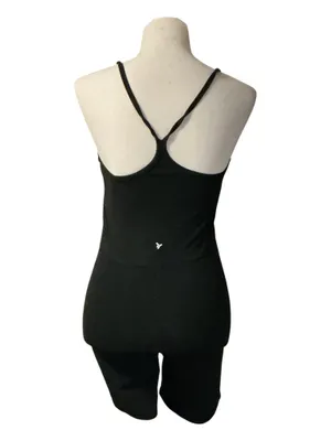 Old Navy Active PowerChill One-Piece Romper / Onesie – Medium (Black) thumbnail 2