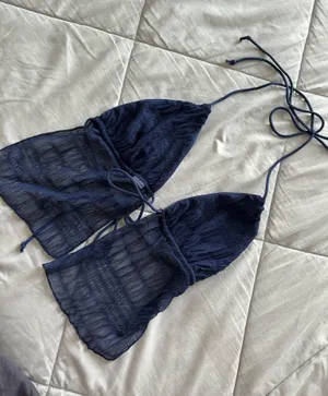 Shein Top Navy Blue Tank thumbnail 1