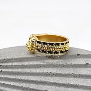 Gold Lion Ring thumbnail 2