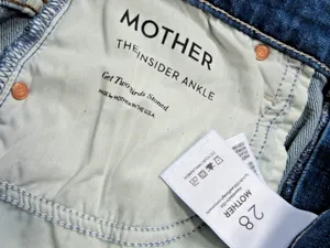 NWT Mother Superior Insider Ankle in Get Two Birds Stoned Crop Bootcut Jeans 28 thumbnail 7
