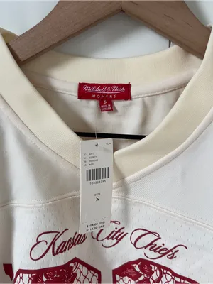 Anthropologie Mitchell & Ness NFL Cropped Jersey Kansas City Chiefs NWT thumbnail 4