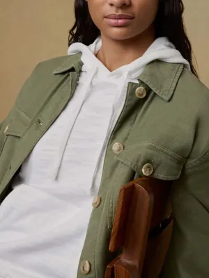Women’s Faherty Sunwashed Organic Cotton Hoodie White Size M thumbnail 6