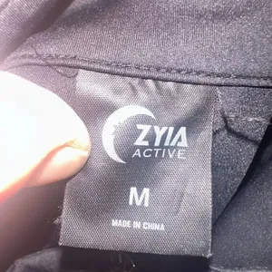 Zyia Active black fitted Flight M Athleisure workout jacket thumbnail 8