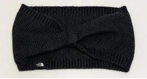 The North Face Black Knit Twist Front Ear Warmer Headband Winter Accessory thumbnail 1