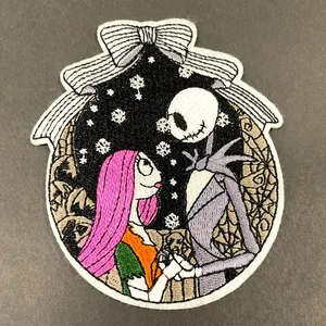 Disney Parks - Jack and Sally - Embroidered Patch thumbnail 1