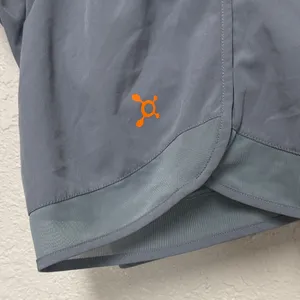 OTF Orangetheory Gray with Orange Athletic Shorts Size Large thumbnail 10