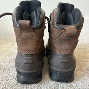 Sorel Kaufman Womens Winter Duck Boots Rubber Leather Insulated Fleece Liner thumbnail 6