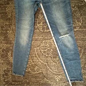 Mother Denim Women’s Size 27 Popism Blue The Looker High Rise Ankle Skinny Jeans thumbnail 14