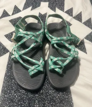 Green Grey Chaco Strappy Sandals thumbnail 1
