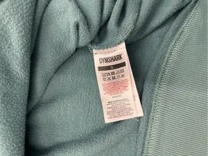 Gymshark Camo Pullover Graphic Hoodie Teal Green Womens Small thumbnail 6