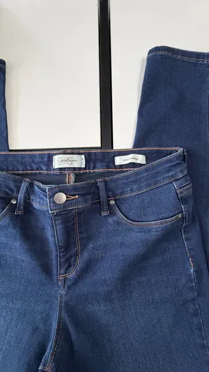 Jessica Simpson "Kiss Me Skinny" Jeans Dark Wash High Rise Denim Size 10/30 thumbnail 8
