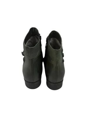 *Miz Mooz Sallie Ankle Boots Womens Size 40 Green Leather Comfort Casual Classic thumbnail 5