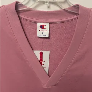 Champion Gameday Deep V Tunic Pullover Cosmic Pink Small thumbnail 5