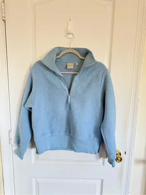 Varley Jaylin Half Zip Fleece in Glacier Blue thumbnail 4