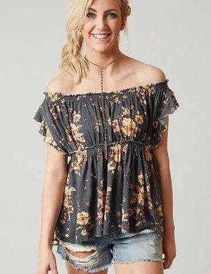 We The Free FREE PEOPLE || Sam Off The Shoulder top thumbnail 1