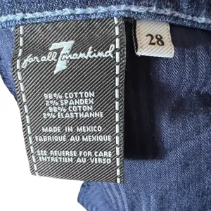 7 For All Mankind Bootcut Jeans Dark Wash Denim Indie Sleaze Size 28 thumbnail 6
