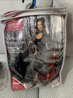 Spirit Signature Collection Adult X-Large 14-16 Victorian Vampire Costume thumbnail 2