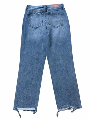 Pistola Frayed Hem Straight Leg Jeans thumbnail 2