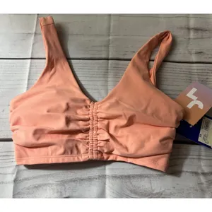 JoyLab Cinch Front Sports Bra - Coral Pink Women's XS thumbnail 2