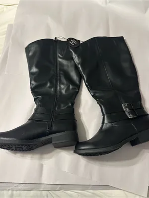 Style & Co Women’s Maliaa Buckled Tall Black Riding Boots - New - Size 7.5 thumbnail 6