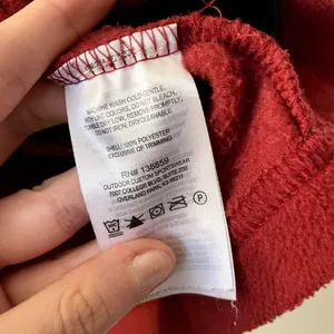 Columbia full zip fleece jacket red pockets warm comfortable athleisure winter thumbnail 8