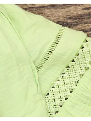 Isaac Mizrahi Live! Bridgehampton Gauze Sleeveless Dress Tranquil Green PM thumbnail 4