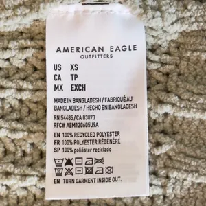 503‎ | American Eagle Chunky Chenille Open Front Cardigan Sweater Sage Green XS thumbnail 7