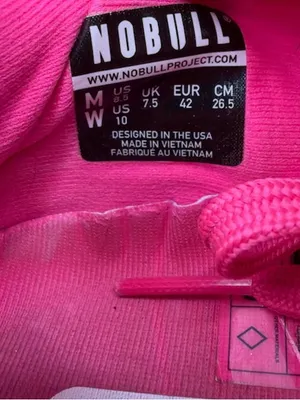 NOBULL Neon Hot Pink Mesh Running Shoes Mens 8.5 Womens 10 thumbnail 7