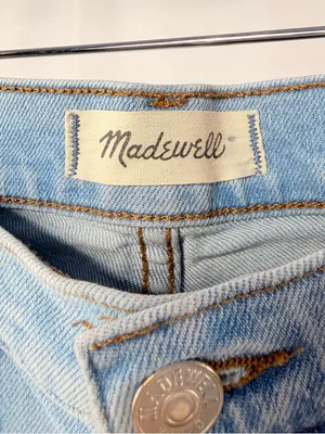 Madewell The‎ Perfect Vintage Straight Jean in Distressed Blue Size 24 thumbnail 5