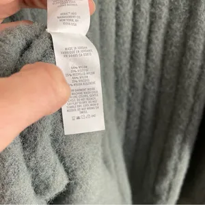 Aerie Buttercream Ribbed Oversized Sweater Green XL Soft Crewneck Pullover thumbnail 11