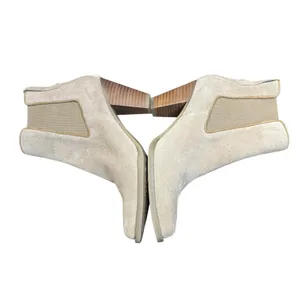 Aerosoles Booties Womens Size 6 Beige Leather Lido Ankle Cone Heel Stretch thumbnail 6