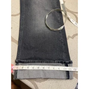 GAP High Rise Stride Fast Stride Black Cuffed Jeans Women’s Size 6 Short thumbnail 9