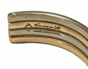 Sergio Lub Vintage  Copper/Silver Cuff Bracelet thumbnail 5