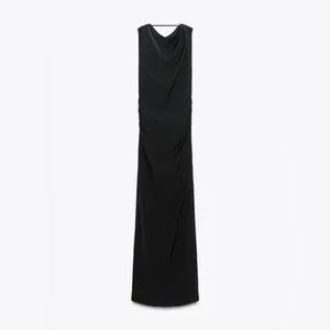 NWT Zara Open Back Maxi Evening Dress Size XS/S thumbnail 7