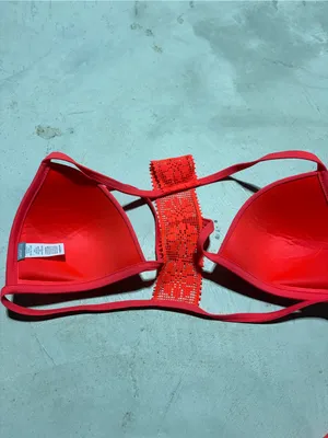 Aerie Coral High-Waist Bikini Set large thumbnail 10