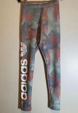 Adidas leggings multicolor small big logo thumbnail 1