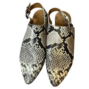 Gee‎ Wawa for Anthropologie snakeskin Slingback flats sz 6 thumbnail 5