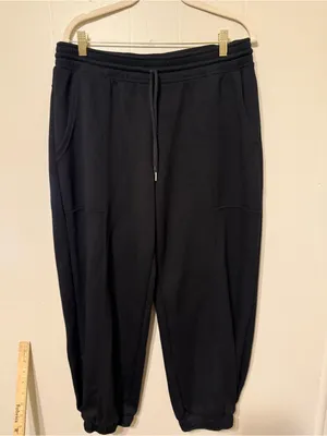 Scoop Women’s Black Drawstring Jogger Pants L thumbnail 2