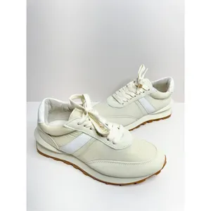 J/Slides Sneakers Size 6 Cream Leather Lifestyle Athletic and Training Shoes NEW thumbnail 4