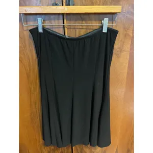 NORMA KAMALI Grace Dress BUILT-IN BODYSUIT Black Strapless Mini PARTY Size XL thumbnail 4