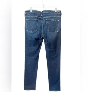 Anthropologie Pilcro and the Letterpress Stet Dark‎ Wash Jeans Size 12/32 thumbnail 2