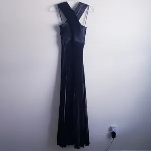Baltic Born Sandra Pleated Maxi Dress Criss Cross New Without Tags thumbnail 3