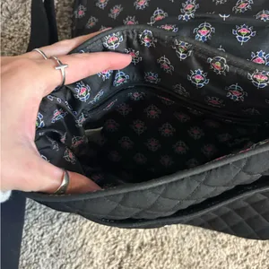 Vera Bradley Black Quilted crossbody purse and wallet thumbnail 3