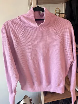 Alo Pink Turtleneck Sweater thumbnail 1