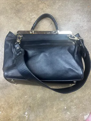 Furla Cortina Shoulder/Tote Bag in Burgandy and black thumbnail 2