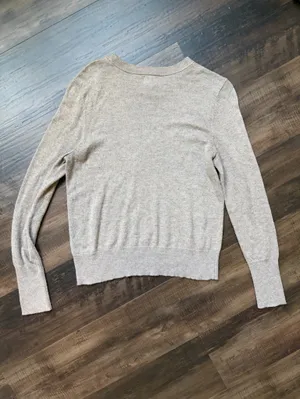 a new day Beige soft and cozy Crewneck Sweater thumbnail 3