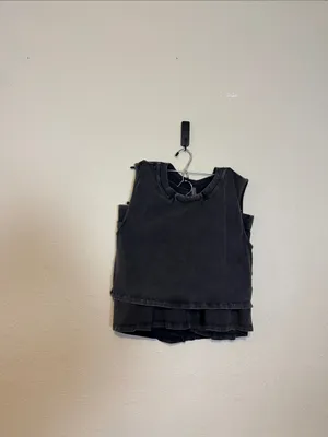 Free People FP Movement Hot Shot Skort Set In Washed black Size XL‎ thumbnail 4