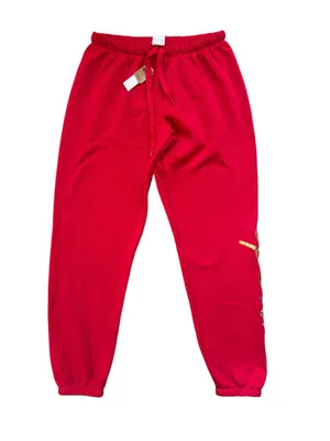 NEW Victorias Secret Pink Skinny Jogger-Red Gold Size Small NWT thumbnail 3