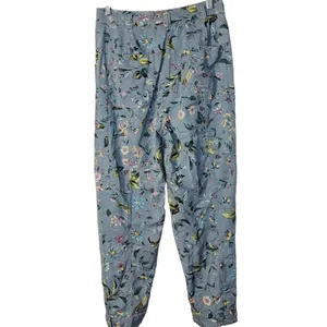 Anthropologie Womens Blue Victoria Floral‎ Cargo Pants 4 thumbnail 2
