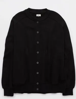 Aerie Cardi Bomber Sweatshirt thumbnail 1